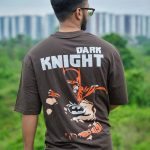 Dark Knight Oversized Graphic T-Shirt